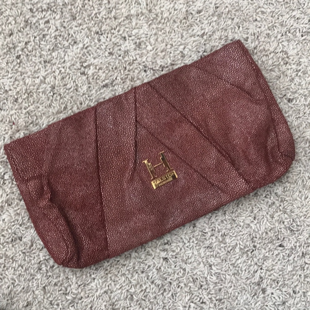 Large Halston Heritage Clutch